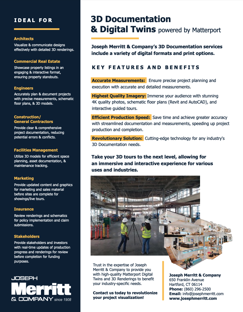 3D Documentation Scanning Services Joseph Merritt & Company